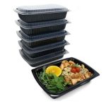 Somoplast Black Microwaveable Container Base